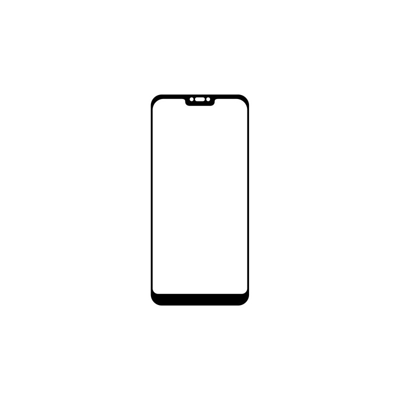 Ochranné Q sklo Xiaomi Mi A2 Lite čierne, fullcover