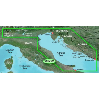 Garmin BlueChart G3 Vision - EU452S /Jadran-Sever/  SMALL