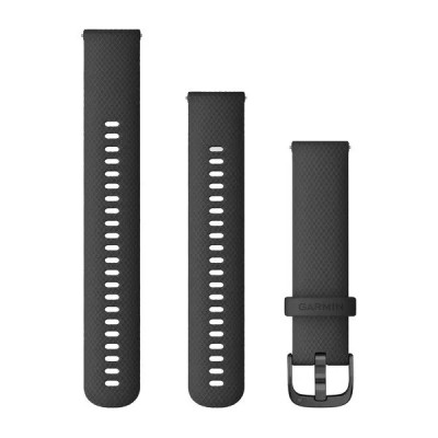 Garmin Quick Release (20 mm) remienok silikónový, Black - Slate