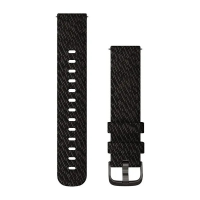 Garmin Quick Release (20 mm) remienok Black Pepper tkaný - Slate, Nylon