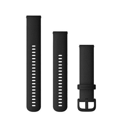 Garmin Quick Release (20 mm) remienok silikónový, Black