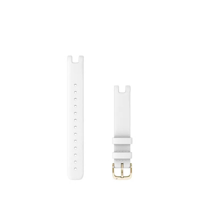Garmin Lily remienok kožený (14 mm), White/Cream Gold
