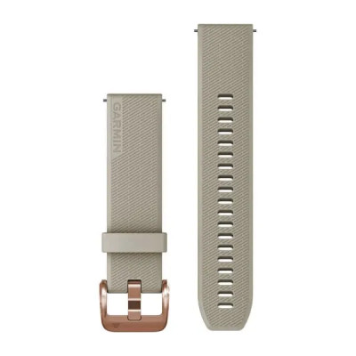 Garmin Quick Release (20 mm) remienok silikónový, Light Sand - Rose Gold