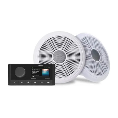 Garmin FUSION RA210 + XS 6.5" Classic White. Suncover, MS-SA1.8 & 6m Speaker cable
