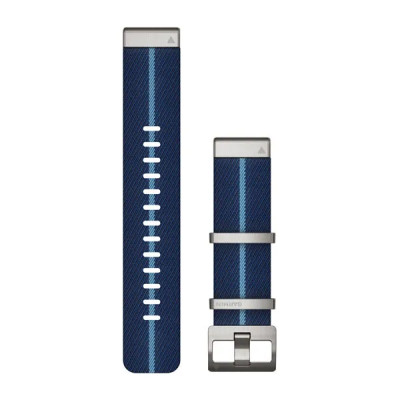 Garmin Nylonový remienok QuickFit 22 - Striped Indigo (MARQ)