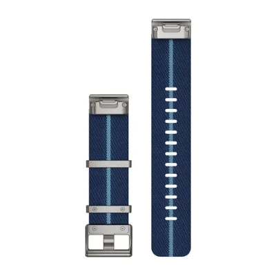 Garmin Nylonový remienok QuickFit 22 - Striped Indigo (MARQ)
