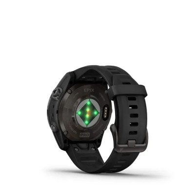 Garmin epix Pro (g2) Sapphire, 42mm, Carbon Grey DLC Titanium, Black band
