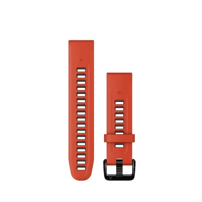 Garmin Silikonový remienok QuickFit 20 - Flame Red/Graphite