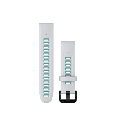 Garmin Silikonový remienok QuickFit 20 - Whitestone/Aqua