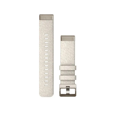 Garmin Nylonový remienok QuickFit 20 - Cream Heathered / Soft Gold