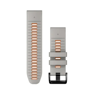 Garmin Silikónový remienok QuickFit 26 - Fog Gray/Ember Orange