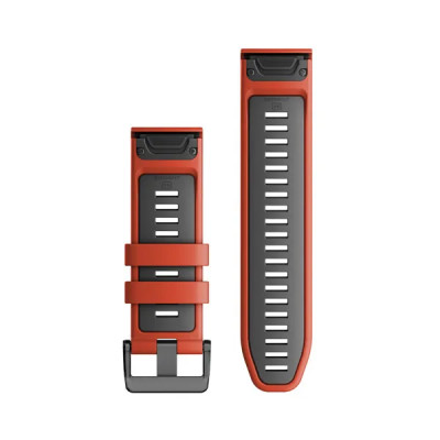 Garmin Silikónový remienok QuickFit 26 - Flame Red/Graphite
