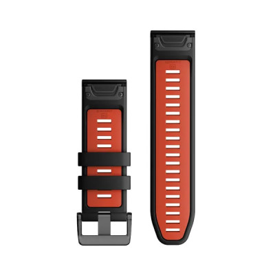 Garmin Silikónový remienok QuickFit 26 - Black/Flame Red