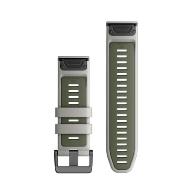 Garmin Silikónový remienok QuickFit 26 - Fog Gray/Moss