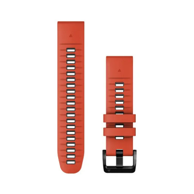 Garmin Silikonový remienok QuickFit 22 - Flame Red/Graphite