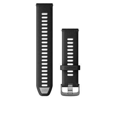 Garmin Quick Release (22 mm) remienok silikónový, Black/Powder Gray