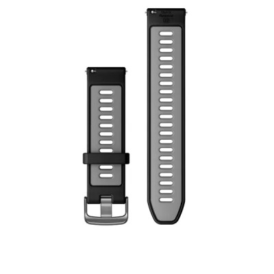 Garmin Quick Release (22 mm) remienok silikónový, Black/Powder Gray