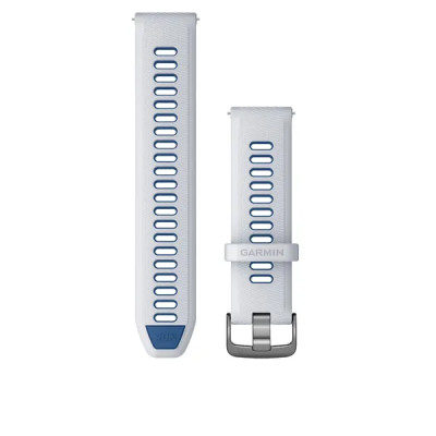 Garmin Quick Release (22 mm) remienok silikónový, Whitestone/Tidal Blue
