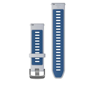 Garmin Quick Release (22 mm) remienok silikónový, Whitestone/Tidal Blue