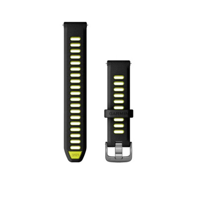Garmin Quick Release (18 mm) remienok silikónový, Black/Amp Yellow