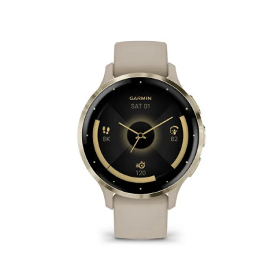 Garmin VENU 3S, French Gray/Soft Gold