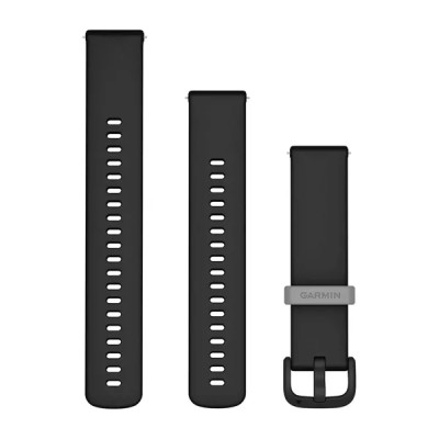 Garmin Quick Release (20 mm) remienok silikónový, Black