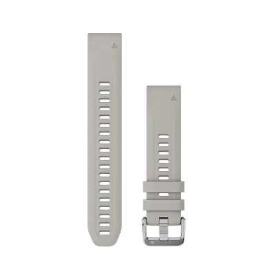 Garmin Silikonový remienok QuickFit 20 - Fog Grey (+ extra dlhý remienok)