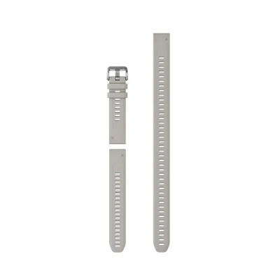 Garmin Silikonový remienok QuickFit 20 - Fog Grey (+ extra dlhý remienok)