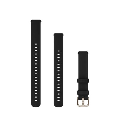 Garmin Lily 2 remienok silikónový (14 mm), Black/Cream Gold
