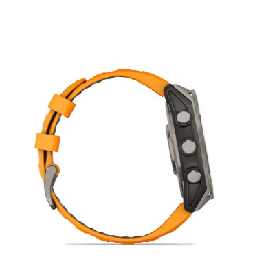 Garmin fenix 8 - 47mm, AMOLED, Sapphire, Titanium, Spark Orange/Graphite band
