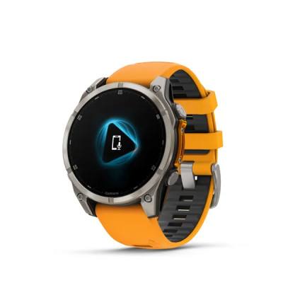 Garmin fenix 8 - 47mm, AMOLED, Sapphire, Titanium, Spark Orange/Graphite band