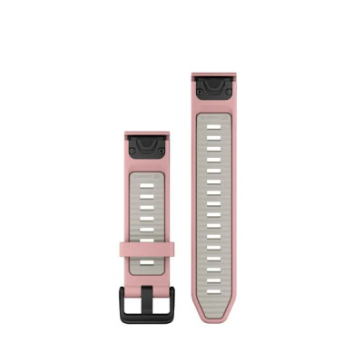Garmin Silikonový remienok QuickFit 20 - Dust Rose/Fog Gray
