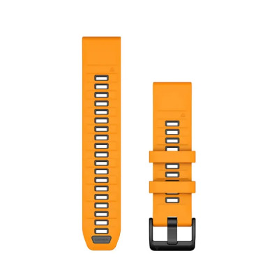 Garmin Silikonový remienok QuickFit 22 - Spark Orange/Graphite