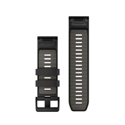 Garmin Silikónový remienok QuickFit 26 - Black/Pebble Gray