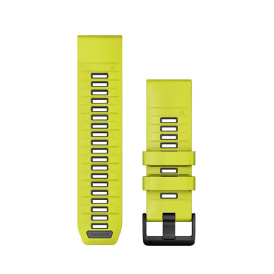 Garmin Silikónový remienok QuickFit 26 - Amp Yellow/Graphite