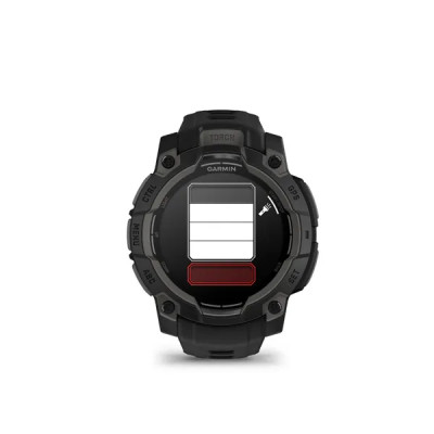 Garmin Instinct 3 - 45mm, AMOLED, Black, Black silicone band