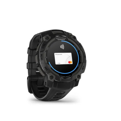 Garmin Instinct 3 - 45mm, AMOLED, Black, Black silicone band