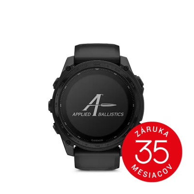 Garmin tactix 8 - 51mm, Sapphire Solar, Black DLC Titanium, tactical black nylon band (Applied Ballistics Elite®)