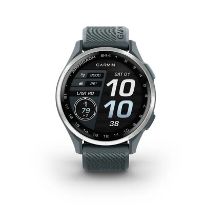 Garmin Approach S44 - 43 mm,  Silver/Twilight, silikón