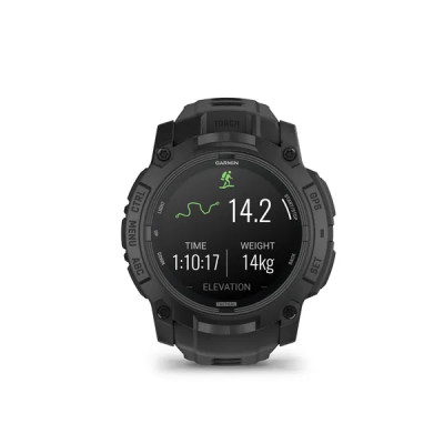 Garmin Instinct 3 - 50mm, AMOLED, Tactical Edition Black,  Black silicone band