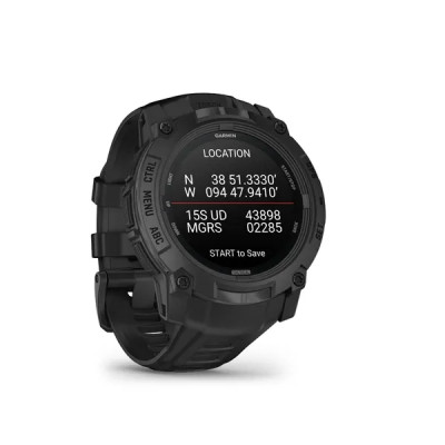 Garmin Instinct 3 - 50mm, AMOLED, Tactical Edition Black,  Black silicone band