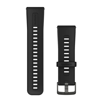 Garmin Quick Release (24 mm) remienok silikónový, Black