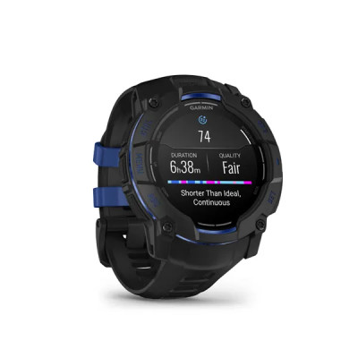Garmin Instinct 3 - 50mm, AMOLED, Black, Black / Bolt Blue band