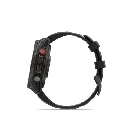 Garmin fenix 8 Pro - 47mm, AMOLED, Sapphire, Carbon Gray DLC Titanium, Black/Pebble Gray band