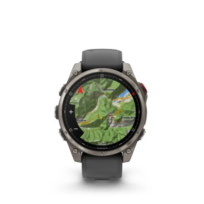 Garmin fenix 8 Pro - 47mm, AMOLED, Sapphire, Titanium, Graphite/Black band