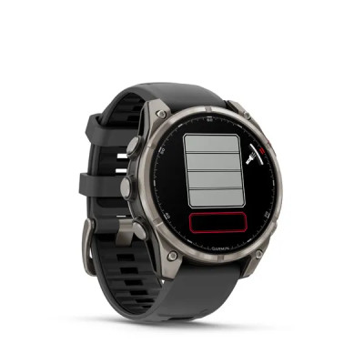 Garmin fenix 8 Pro - 47mm, AMOLED, Sapphire, Titanium, Graphite/Black band