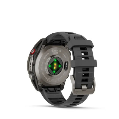 Garmin fenix 8 Pro - 47mm, AMOLED, Sapphire, Titanium, Graphite/Black band