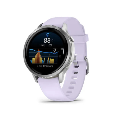 Garmin VENU 4 - 41mm, Gray/ Silver + Periwinkle