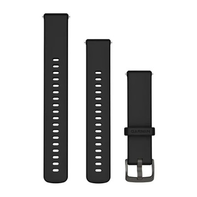 Garmin Quick Release (18 mm) remienok silikónový, Black Slate