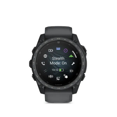 Garmin tactix 8 - 51mm, AMOLED, Sapphire, Cerakote coating, Titanium, slate grey/black silicone band (AB Ultralight)